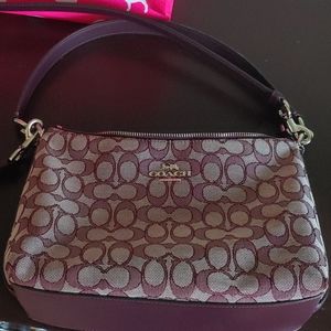 Maroon Coach Purse